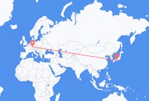 Flug frá Shirahama, Japan til Stuttgart, Þýskalandi