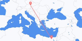 Flyg från Egypten till Österrike