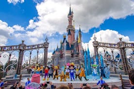 Privater Flughafen-Shuttle-Transfer von Euro Disney zum CDG ORLY oder zum Zug