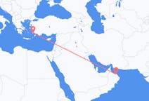 Flyrejser fra Muscat til Kos