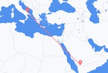 Flyreiser fra Najran, til Bari
