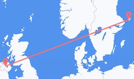 Flyrejser fra Åland til Nordirland