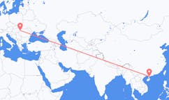 Flug frá Zhanjiang, Kína til Oradea, Rúmeníu