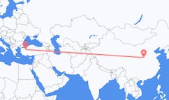 Lennot Yunchengistä, Kiina Kütahyaan, Turkki