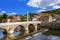 Photo of Latin bridge in Sarajevo in a beautiful summer day, Bosnia and Herzegovina.