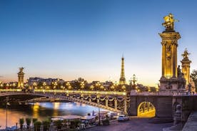 Paris Seine River Dinner Cruise med Rooftop och Live Singer