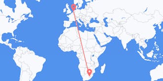 Flyrejser fra Lesotho til Holland