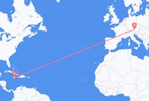 Flyreiser fra Kingston, til Salzburg