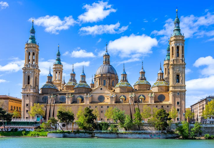 Photo of Basilica of Our Lady of the Pillar in Zaragoza, Spain.