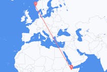 Flights from Jijiga to Bergen