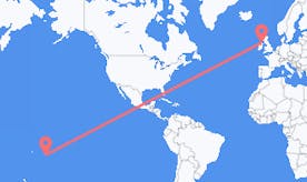 Flyrejser fra Niue til Nordirland