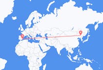 Flyreiser fra Changchun, Kina til Murcia, Spania