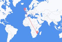 Flyrejser fra Vilankulo, Mozambique til Killorglin, Irland