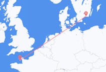 Flyreiser fra Karlskrona, til Saint Helier