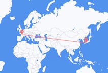 Flyrejser fra Kochi, Japan til Limoges, Frankrig