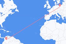 Flyreiser fra Bogotá, til Poznan
