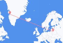 Flyreiser fra Vilnius, Litauen til Qasigiannguit, Grønland