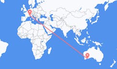 Flug frá Esperance, Ástralíu til Tórínó, Ítalíu