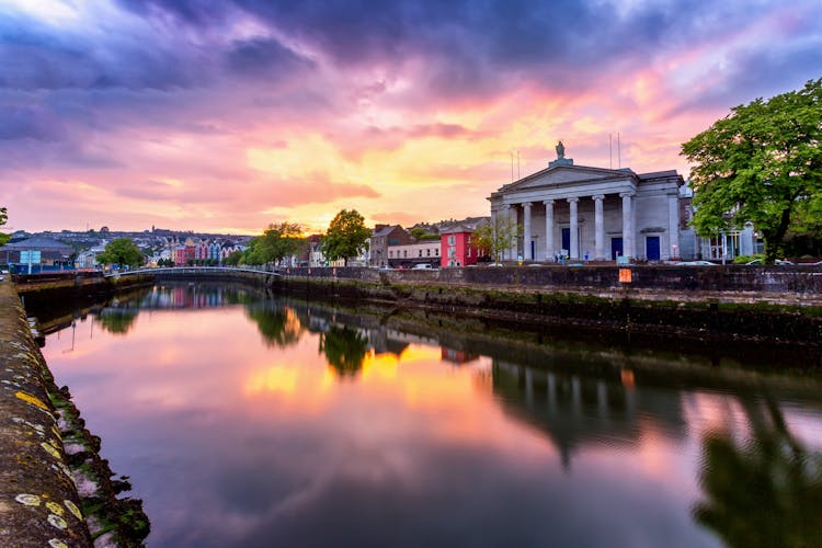 photo of view of Cork City, Ireland.