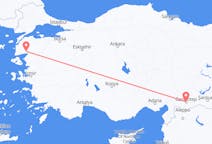 Flyrejser fra Gaziantep, Tyrkiet til Edremit, Tyrkiet