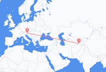 Loty z Duszanbe, Tadżykistan do Klagenfurtu, Austria