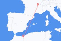 Flyrejser fra Oujda til Lyon
