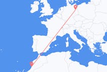 Flyreiser fra Agadir, til Berlin
