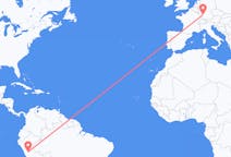 Flug frá Huánuco, Perú til Karlsruhe, Þýskalandi