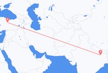 Lennot Patnasta, Intia Sivasille, Turkki