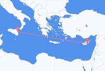 Flights from Larnaca to Catania
