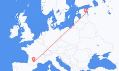 Voos de Tartu, Estônia para Toulouse, França