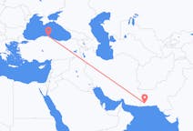 Flyreiser fra Turbat, Pakistan til Sinop, Tyrkia, Tyrkia
