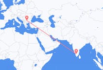 Flyreiser fra Coimbatore, til Sofia
