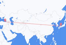 Flyreiser fra Tottori, Japan til Trabzon, Tyrkia