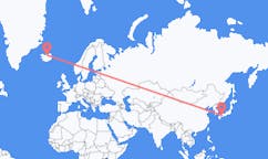 일본 마쓰야마에서 출발해 아이슬란드 아쿠레이리로(으)로 가는 항공편