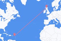 Flyrejser fra Saint Martin (Island) til Inverness