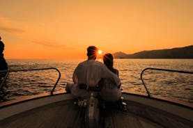 Capri sunset tour on a private typical boat