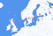 Lennot Dundeesta Helsinkiin