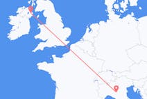 Flyrejser fra Reggio Emilia, Italien til Belfast, Nordirland