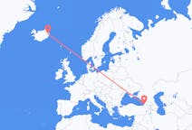 Flyrejser fra Batumi, Georgien til Egilsstaðir, Island