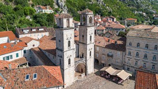 photo of a beautiful panorama view of Bečići is a town in the municipality of Budva, Montenegro.