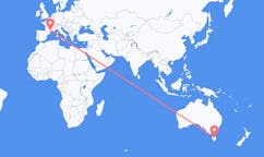 Flyreiser fra City of Launceston, Australia til Aspiran, Frankrike