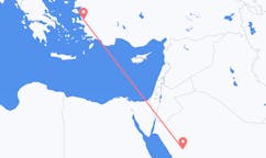 Voos de Al-`Ula, Arábia Saudita para Esmirna, Turquia