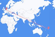 Flyreiser fra Suva, Fiji til Duesseldorf, Tyskland