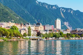 Photo of Castle Chillon one of the most visited castle in Montreux, Switzerland attracts more than 300,000 visitors every year.