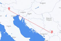Vluchten van Pristina, Kosovo naar Bozen, Italië