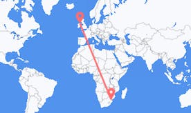 Flyrejser fra Swaziland til Nordirland