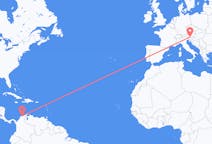 Flyrejser fra Santa Marta, Colombia til Klagenfurt, Østrig