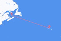 Vols des Îles de la Madeleine, Québec vers Terceira