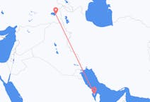Vluchten van Bahrain Island naar Van